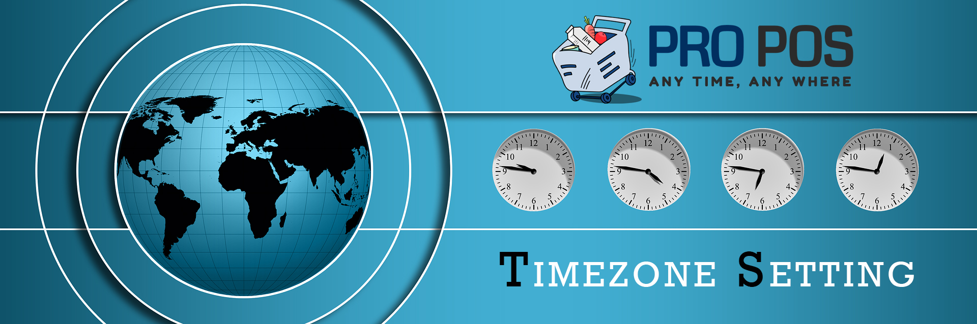 PRO POS တွင် Time zone ကိုပြင်ဆင်နိုင်ခြင်း ⌚